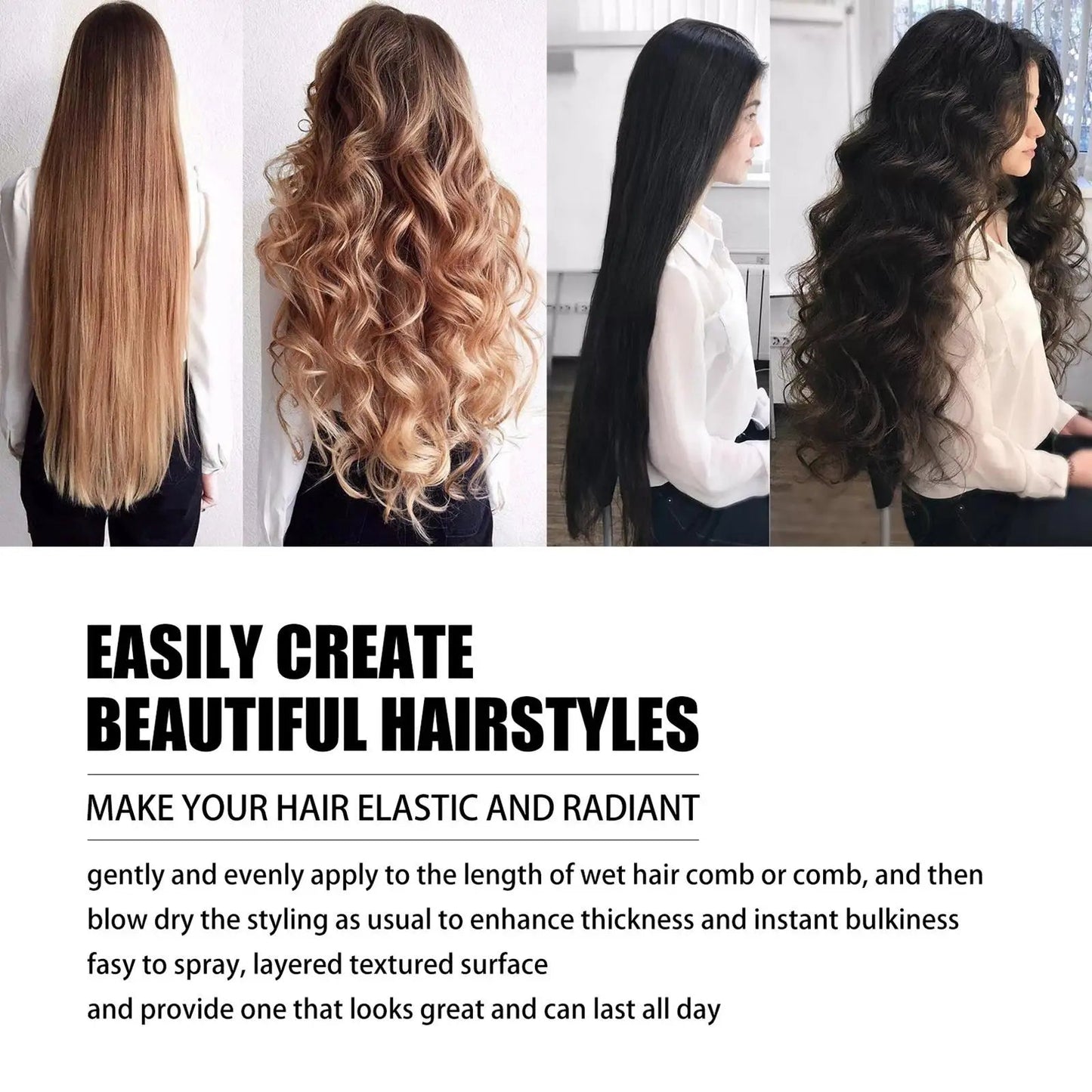 Spray Coiffant Volume Magic - Fixation Forte et Effet Volume CadiExpress