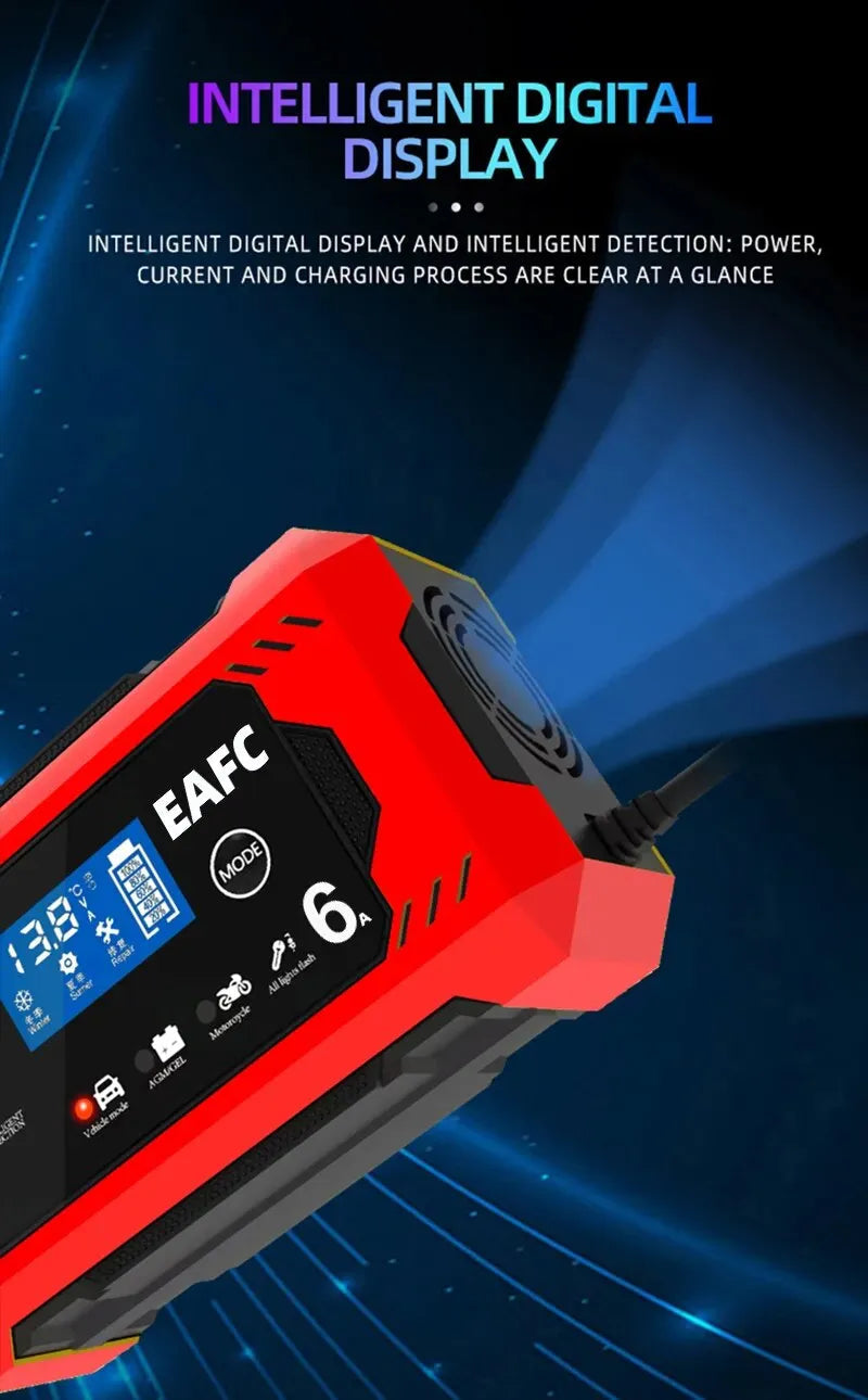 Chargeur de batterie de voiture 6A 12V CadiExpress