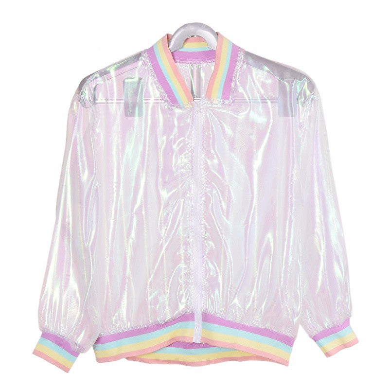 Veste laser couleur l'arc en ciel CadiExpress