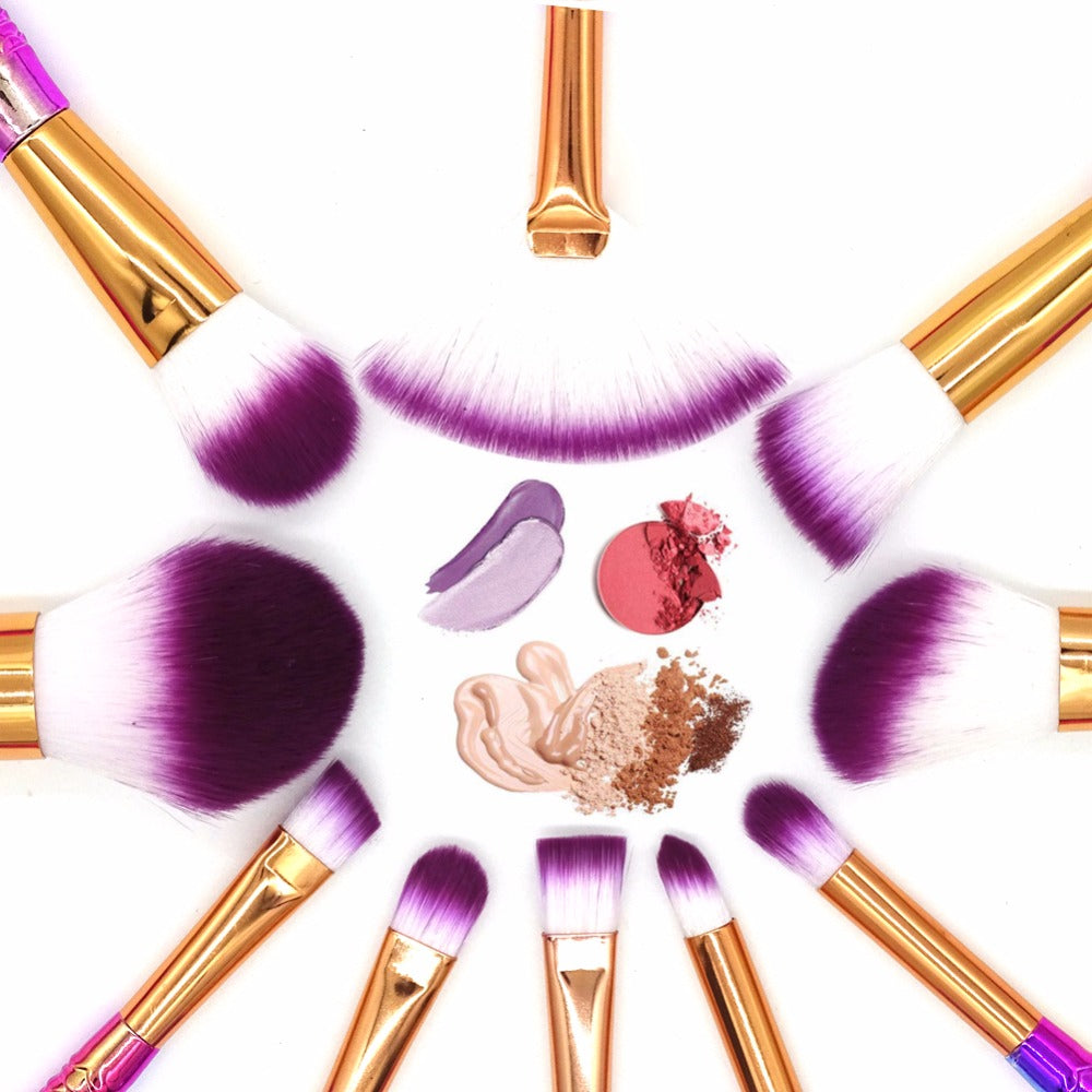 10 Pinceaux Licorne Sirène - CadiExpress