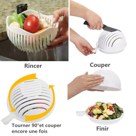 Bol à découper salade