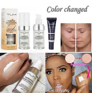 Fond de teint changeant de couleur