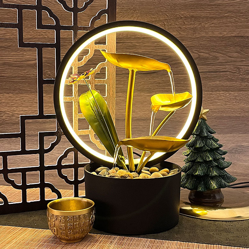 Fontaine d'Eau Coulante avec Roue – Élégance et Sérénité pour Votre Intérieur et Extérieur