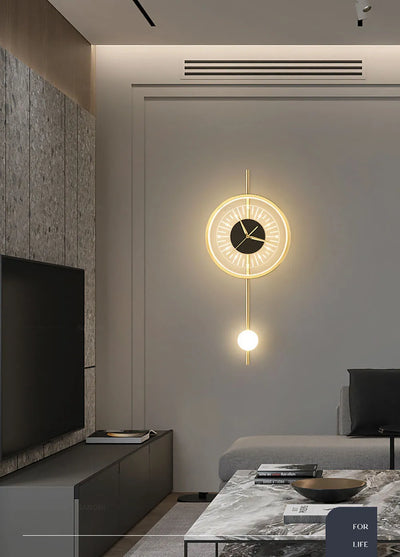 Horloge LED Moderne – Design et Technologie pour un Intérieur Élégant