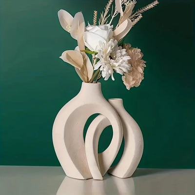 Vase Creux en Céramique – Élégance et Art Contemporain pour Votre Intérieur