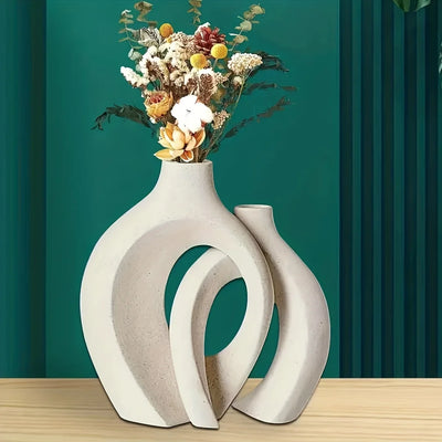 Vase Creux en Céramique – Élégance et Art Contemporain pour Votre Intérieur