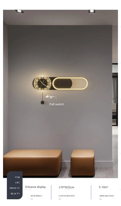 Horloge LED Moderne – Design et Technologie pour un Intérieur Élégant