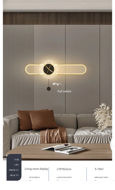 Horloge LED Moderne – Design et Technologie pour un Intérieur Élégant