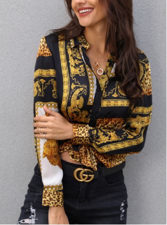 Chemise léopard femme