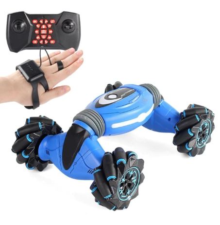 Voiture de cascade à double face à contrôle gestuel