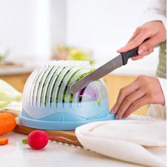 Bol à découper pour salade | coupe salade 60 secondes