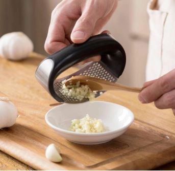 Presse ail en acier inoxydable