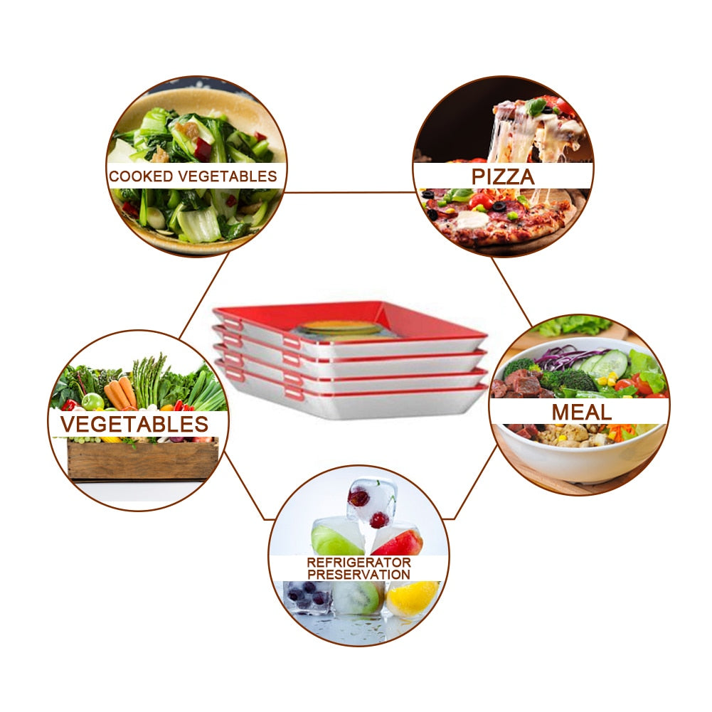 Plateau de conservation des aliments