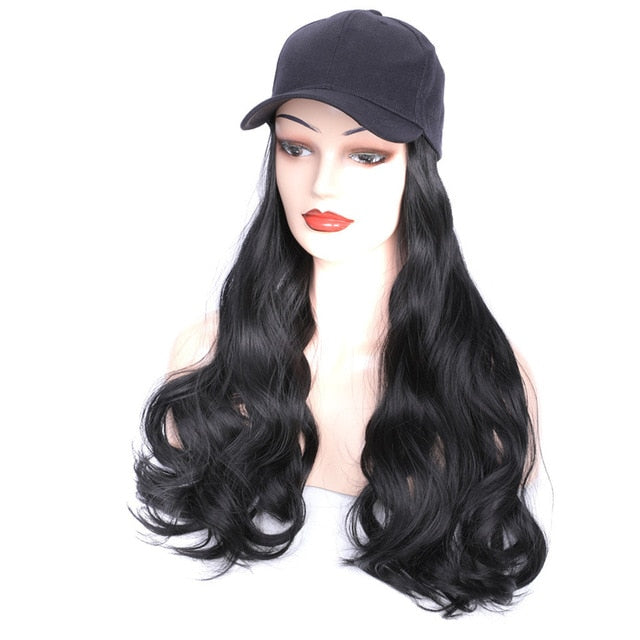 Casquette perruque cheveux
