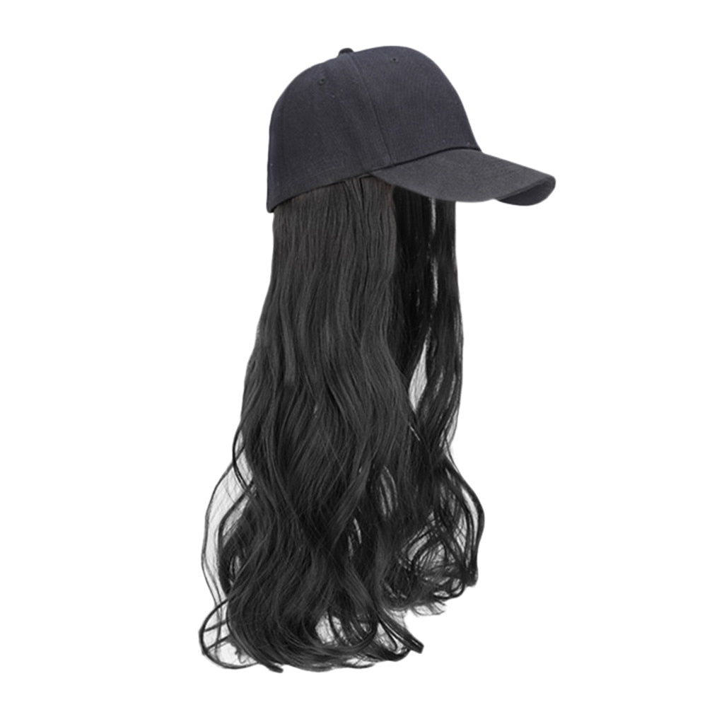 Casquette perruque cheveux