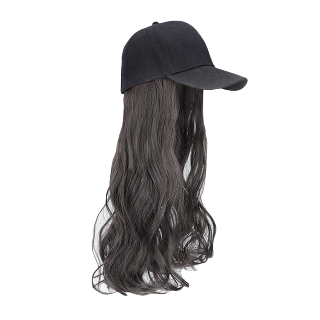 Casquette perruque cheveux