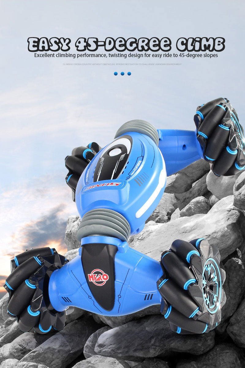 Voiture de cascade à double face à contrôle gestuel