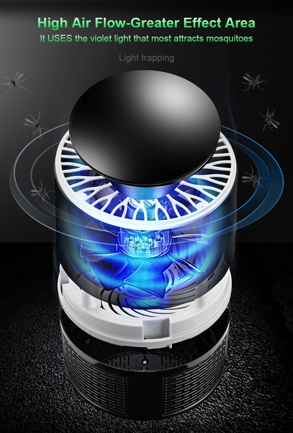 Lampe led anti moustiques