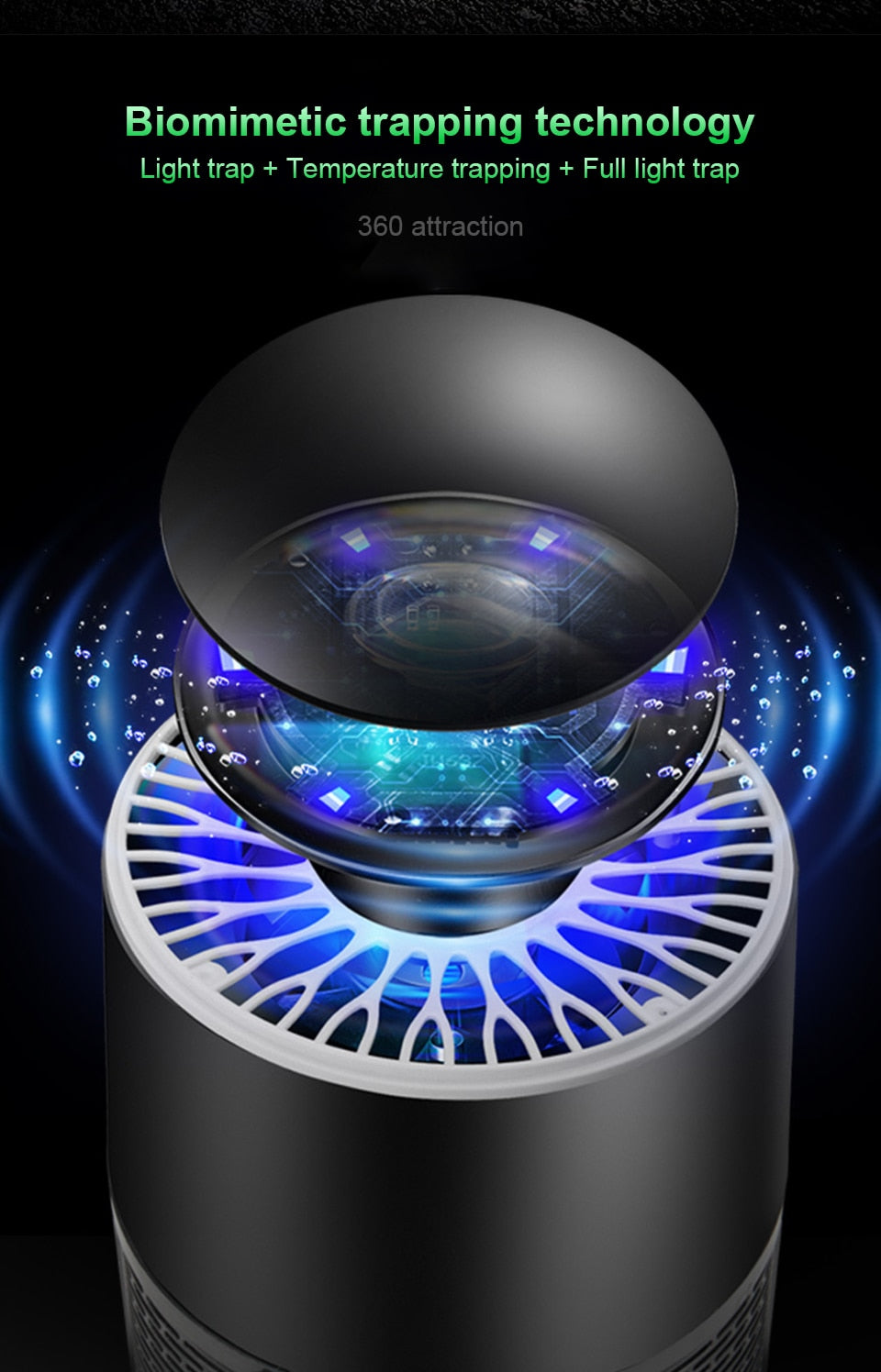 Lampe led anti moustiques