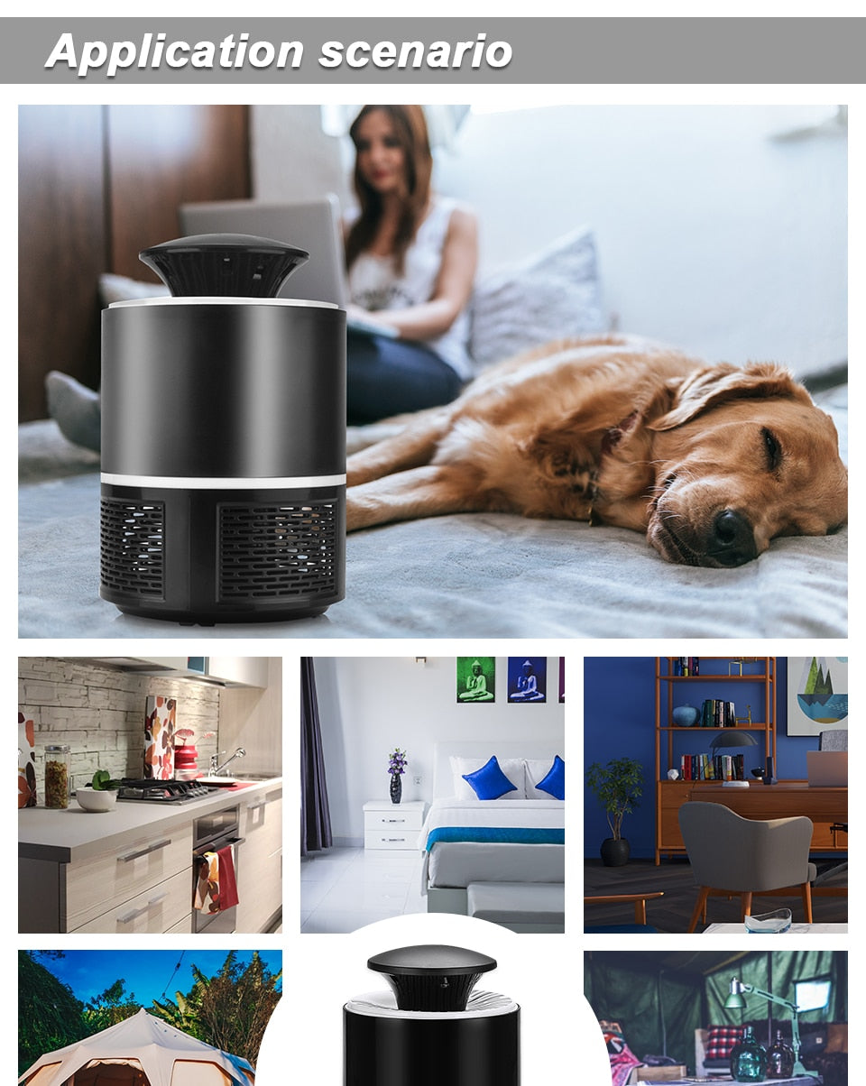 Lampe led anti moustiques