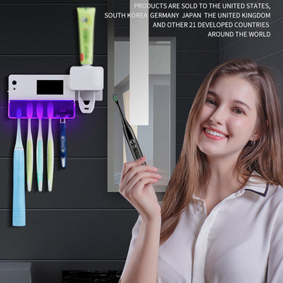 Distributeur de dentifrice automatique  ultraviolettes
