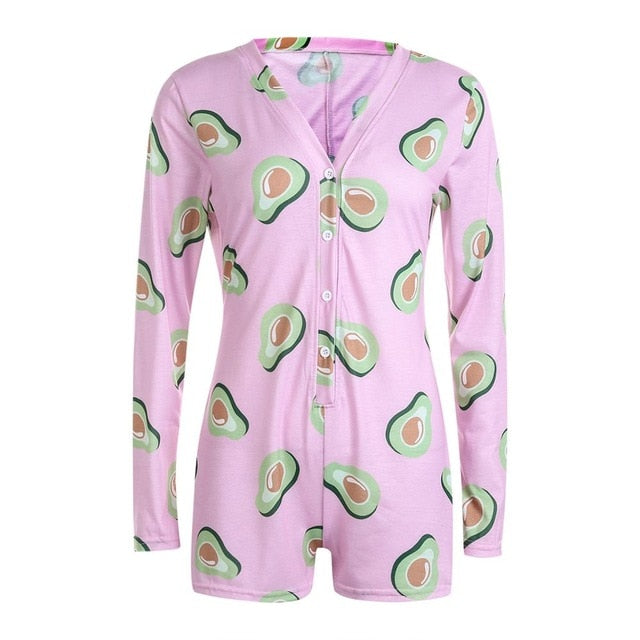 Barboteuse Pyjama à Manches Longues