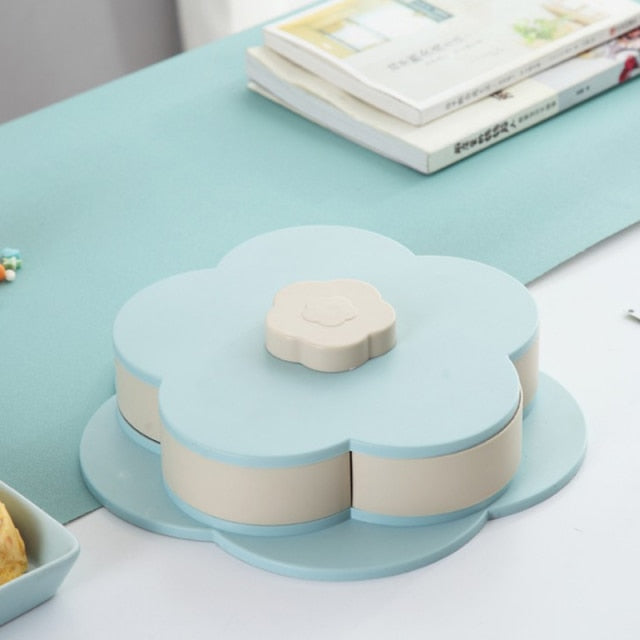 Plateau à collations rotatif