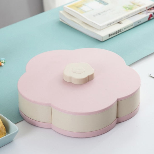 Plateau à collations rotatif