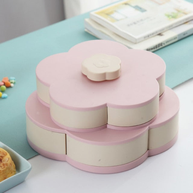 Plateau à collations rotatif