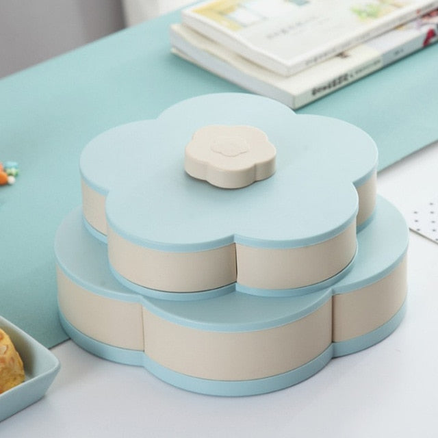 Plateau à collations rotatif