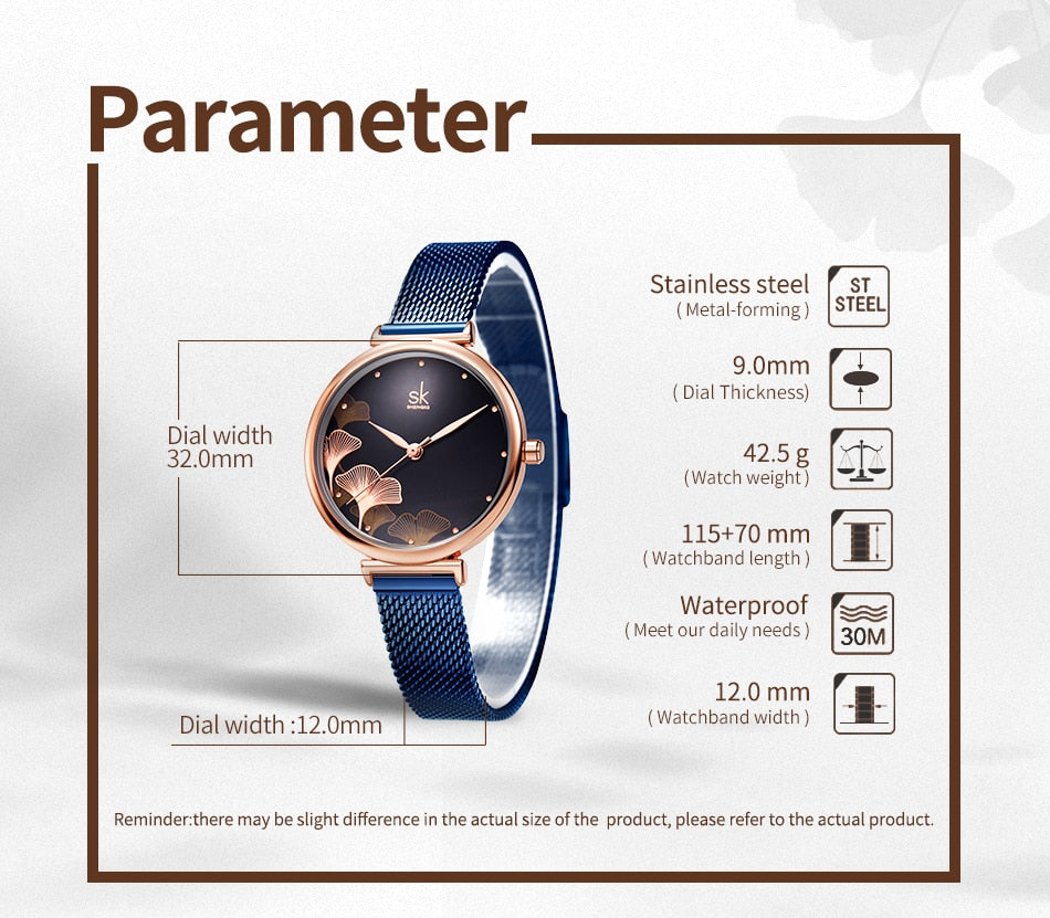 Montre-bracelet créative pour femme