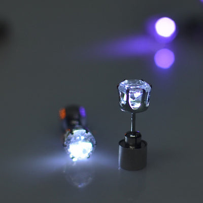 PAIRE DE BOUCLES OREILLES LED LUMINEUSE