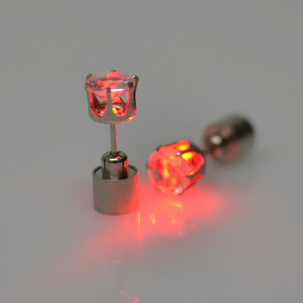 PAIRE DE BOUCLES OREILLES LED LUMINEUSE