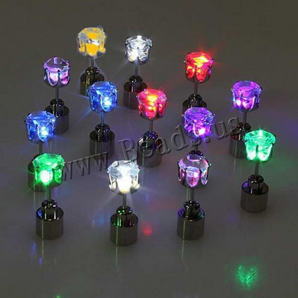 PAIRE DE BOUCLES OREILLES LED LUMINEUSE