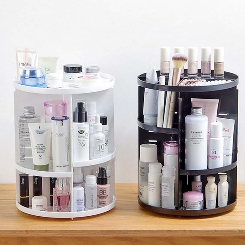 Organisateur de maquillage rotatif 360°