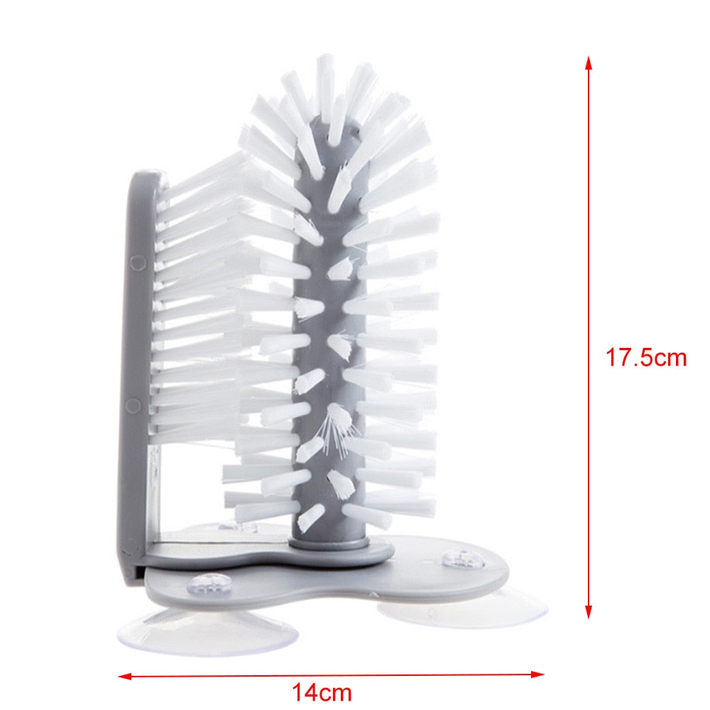 Brosse de nettoyage de verre d'évier